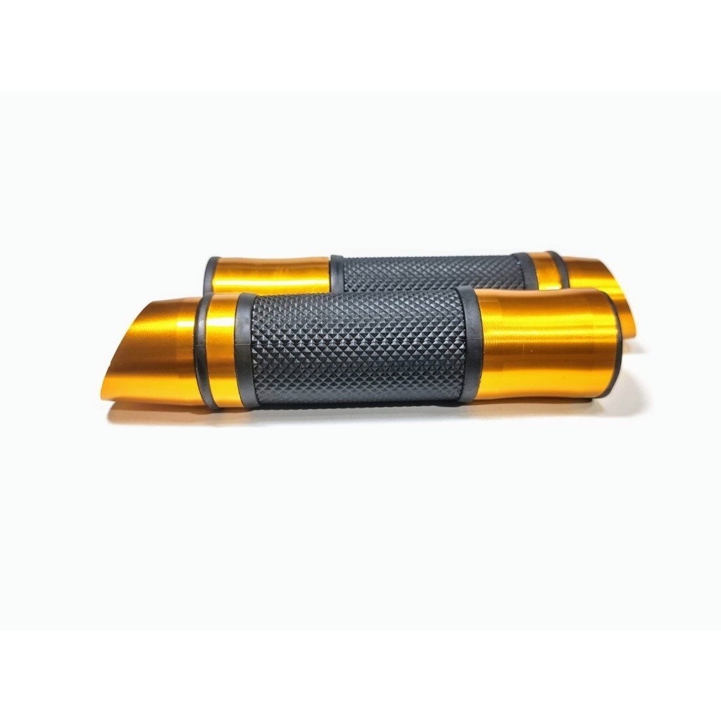 Par Manopla Esportiva Com Peso Punho Para Moto Cromado Universal