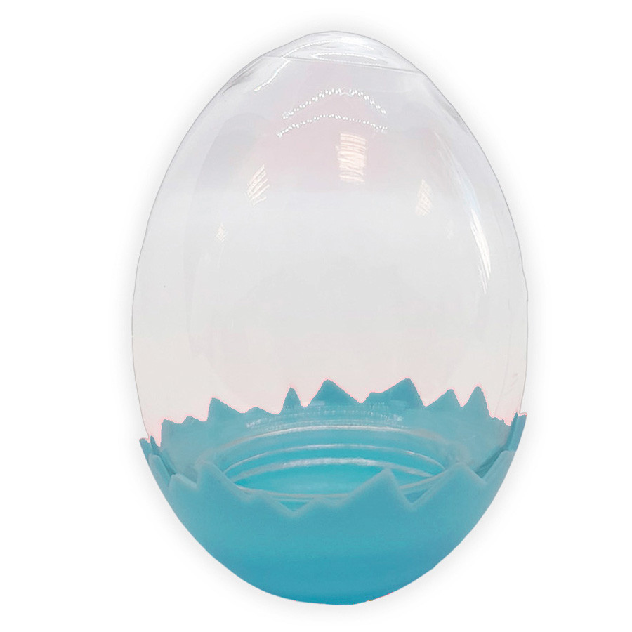 Ovinho Transparente Casquinha Azul - 7cm - 10 unidades - Rizzo em Oferta na Shopee