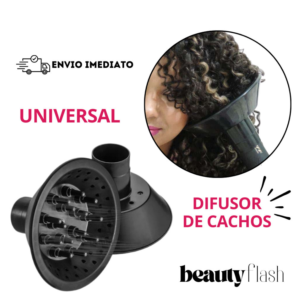Difusor Cachos Universal Para Secador Taiff Vários Modelos