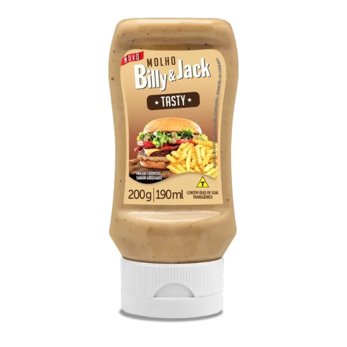 Molho Tasty Billy & Jack 200g Lanche