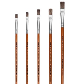 Kit 5 Pincel Chato Reto 141 Marta Tropical Tigre em Oferta na Shopee