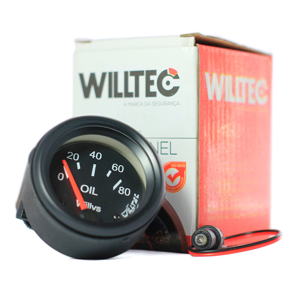 Manômetro Mecânico Pressão Óleo Motor Linha Willys 52mm