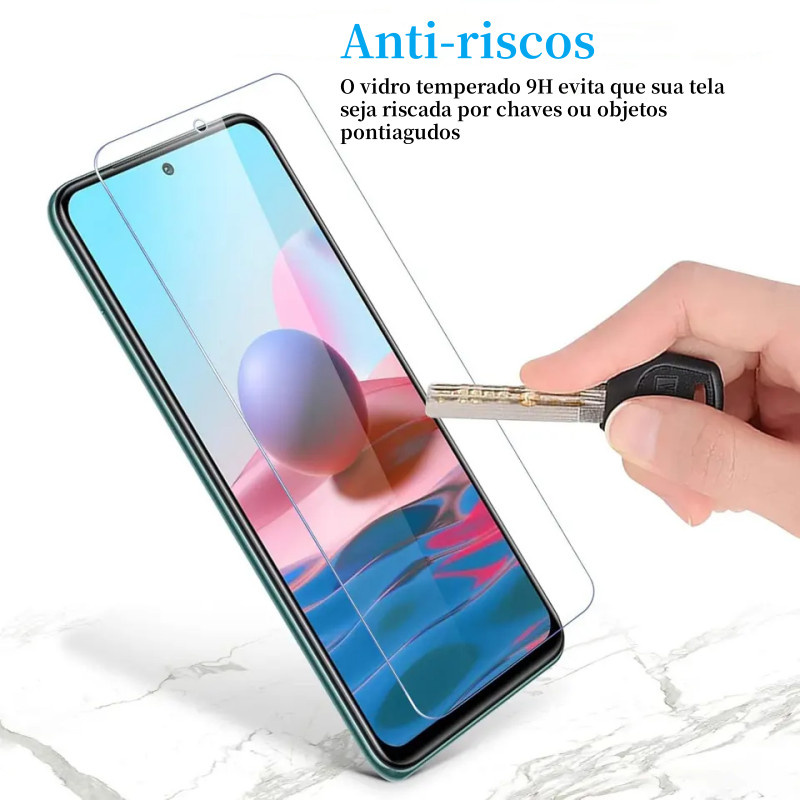 1 Unidade de Película de Vidro Temperado 3D para celular Samsung A01/A02/A10/A11/A12/A21/A22 - Resistência 9H