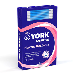 Hastes Flexíveis York Algodão 150 un em Oferta na Shopee