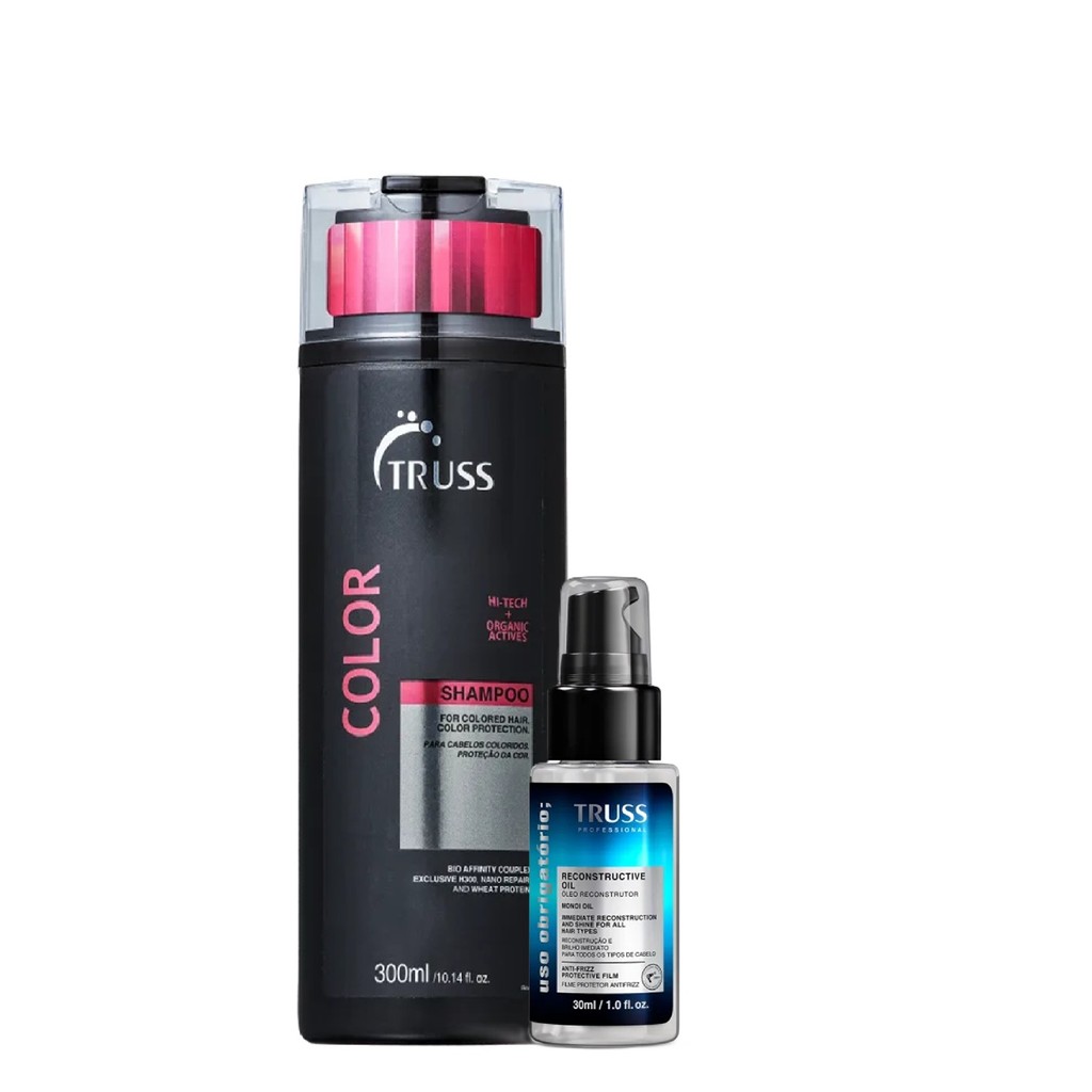 Kit Truss Color - Shampoo 300ml + Uso Obrigatório Óleo 30ml