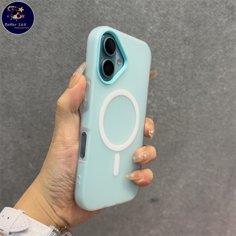 Nova Moda Três Em Um Caso De Telefone Magnético Simples Adequado Para IPhone 11 12 13 14 15 16Pro Max 16 Plus Capa Prote