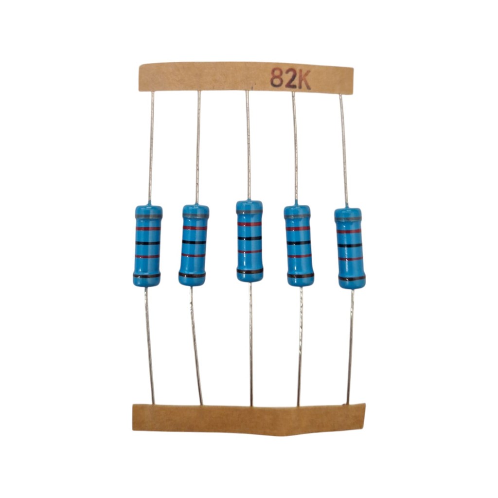 KIT 05 RESISTOR DE PRECISÃO 82K 1% 3W