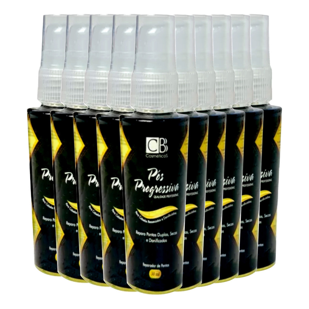 Kit 10 Reparador De Pontas Pós Progressiva Cbb Revenda