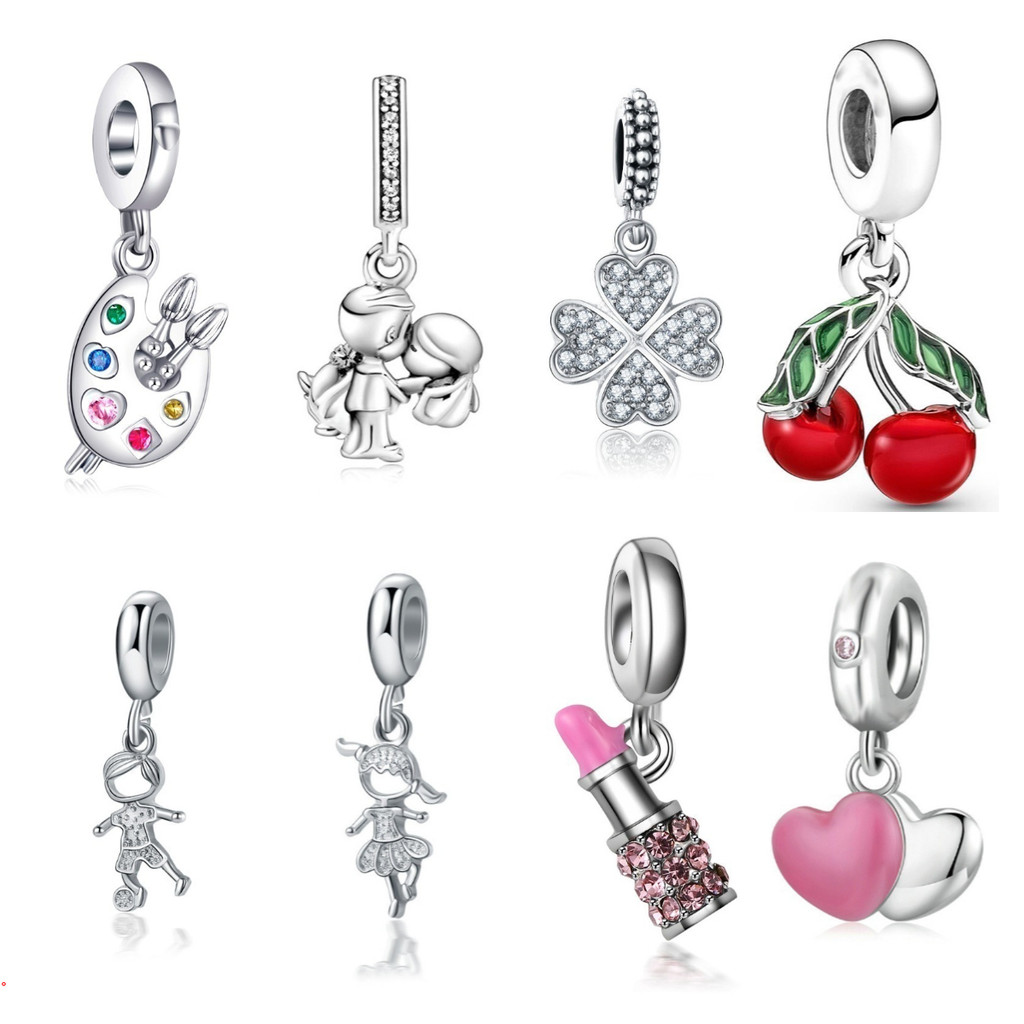 Berloques de Prata 925 Charms Balões Aviões Café Charme Clássicos Acessórios