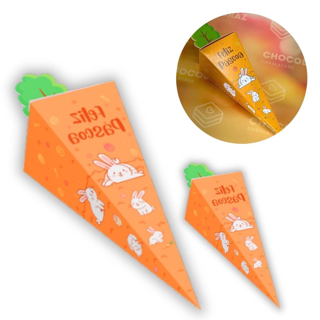 10 CONE - 6,5X6,5X19 CM PASCOA DIVERTIDA 5363 (PASCOA IDEIA OUTLET) em Oferta na Shopee