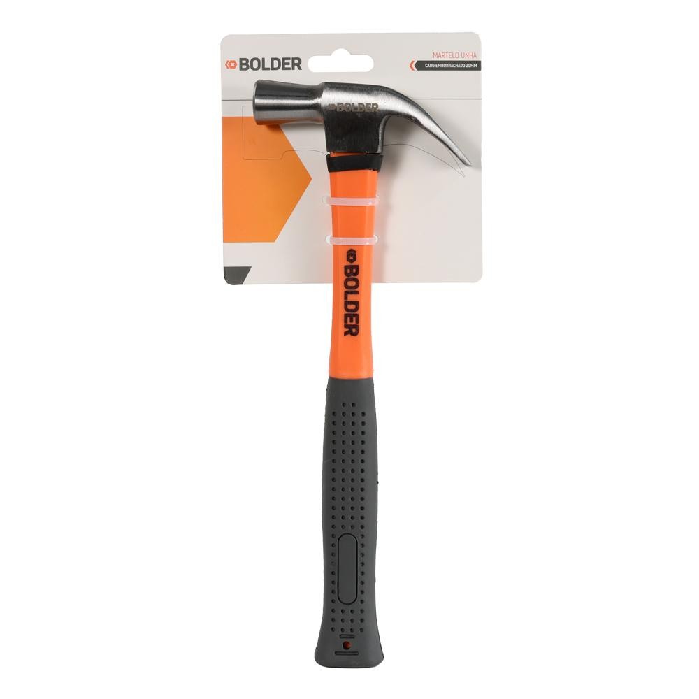 Martelo Unha com Cabo Emborrachado 20mm Bolder - Home & Living