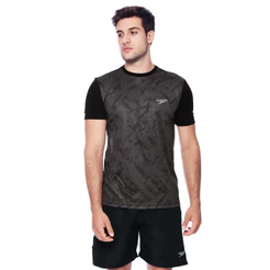 Camiseta Mascilina Graphic II Speedo - PRETO TITANIO