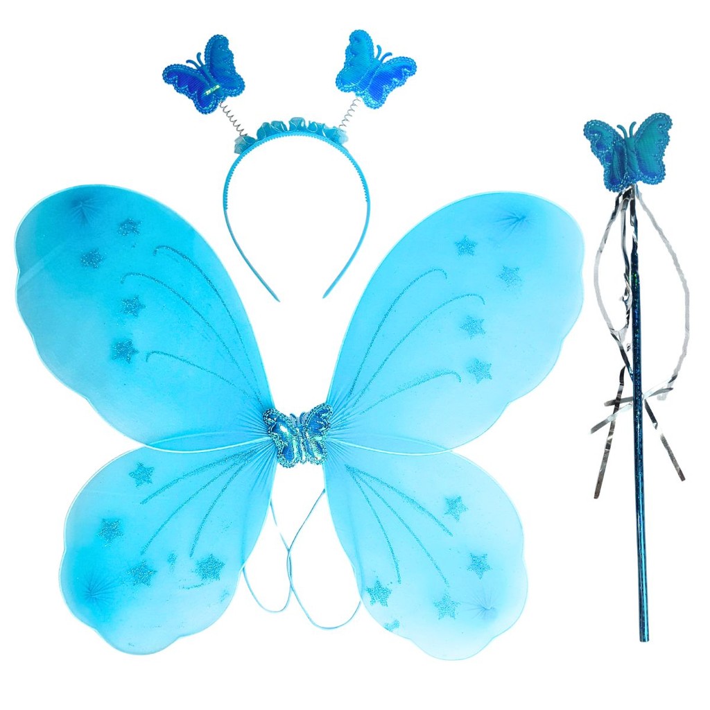 Asas de Borboleta Fantasia Azul: Onde Comprar | BuscaProdutos