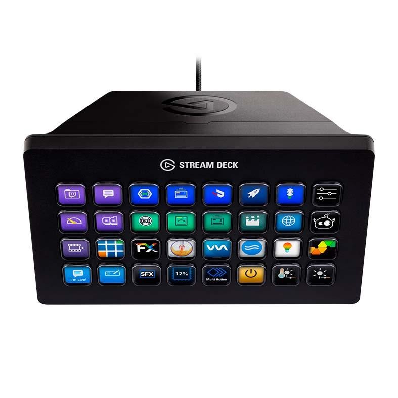 Stream Deck Elgato XL 32 Teclas USB Preto, 10GAT9901