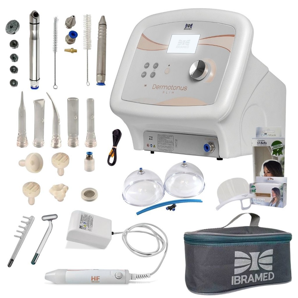 Dermotonus Slim Vacuoterapia + Alta Frequência Ibramed Kit