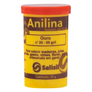 Anilina Em Pó 25g Ouro Nº20 Salisil em Oferta na Shopee