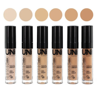 Corretivo Facial toque seco longa duração 24 horas Perfecting Concealer UNImakeup em Oferta na Shopee