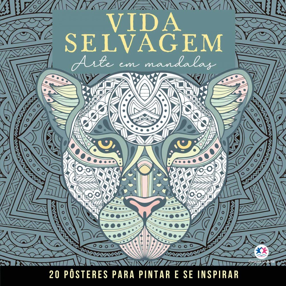 Livro Livro para colorir Vida Selvagem - Mandalas para Pintar e se