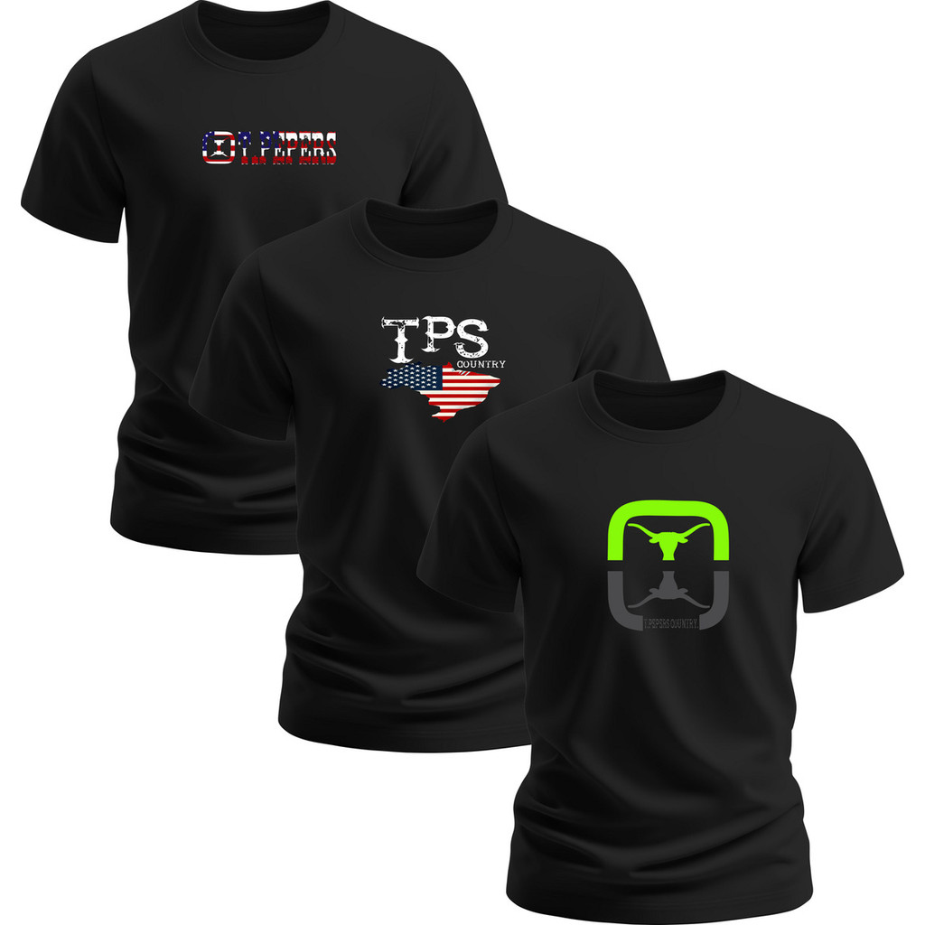 Kit Com 3 Camisas Tps Country Masculina Rodeio Texas