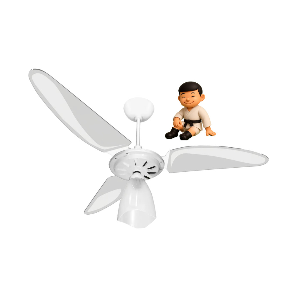 VENTEX VENTILADOR TETO LAURA BF 6500K 220V BR/TR (1305)