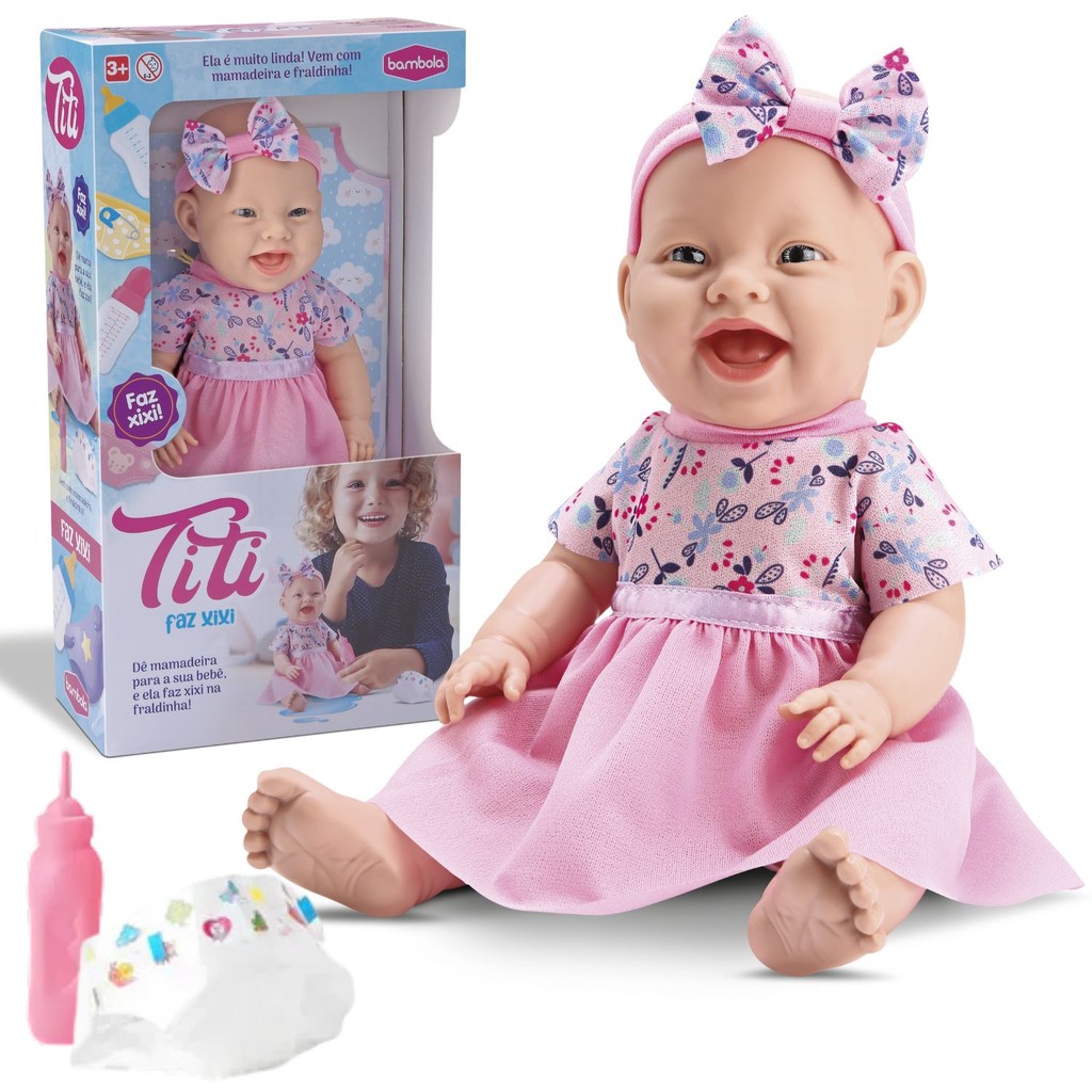 Boneca Titi Comidinha Xixi Oração Frases Médica Escolha A Sua - Bambola em Oferta na Shopee