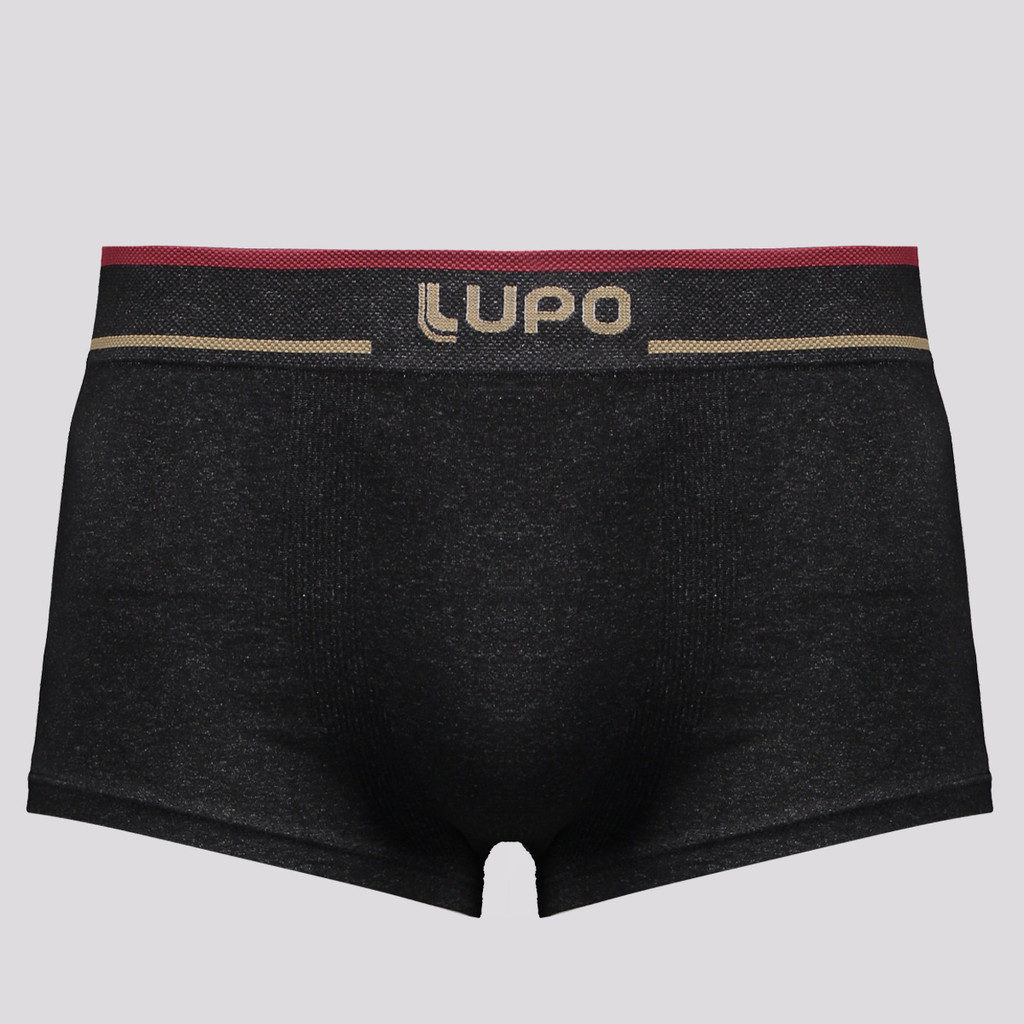 Cueca Lupo Sunga Sem Costura Preta