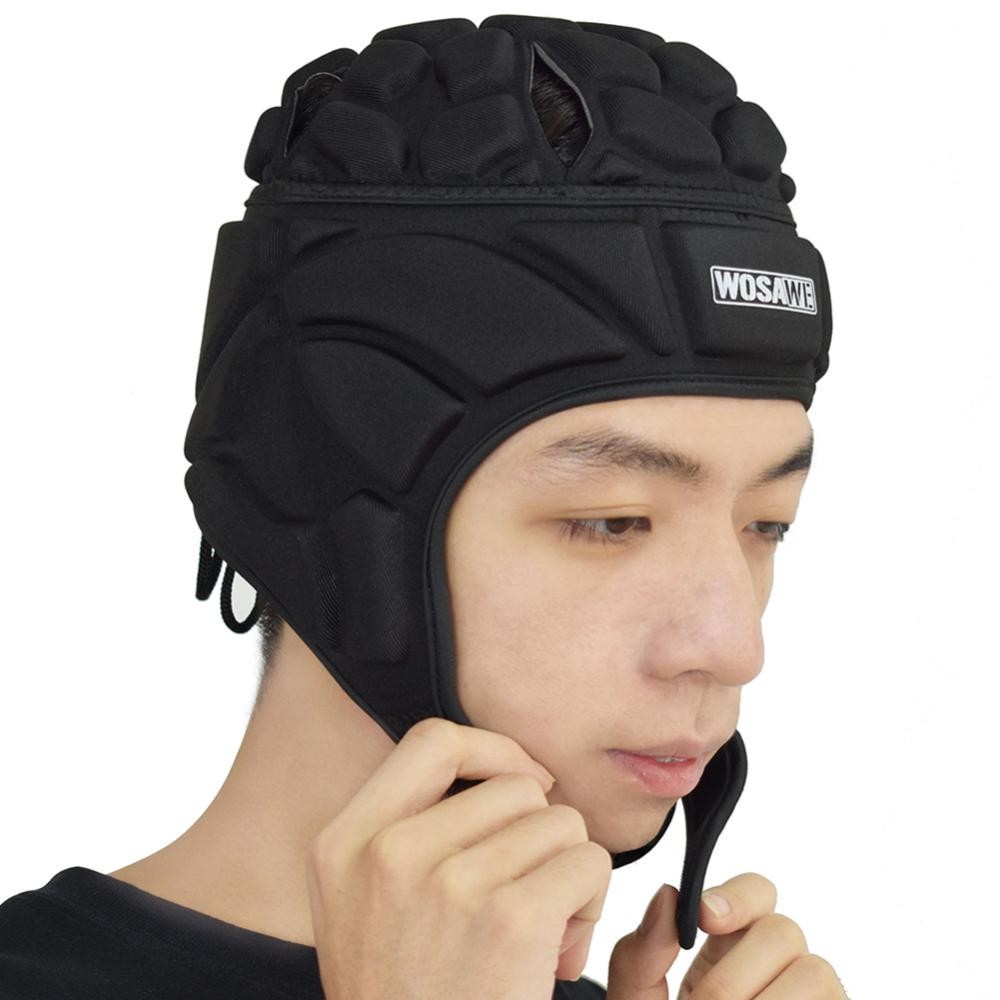 CFSTORE 1Pc EVA Ajustável Anti-Colisão Absorção De Choque Boné De Esqui Goleiro De Futebol Rugby Capacete De Equitação E