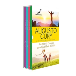 Box com 4 Livros de Augusto Cury - Gestão Da Emoção Para Qualidade De Vida