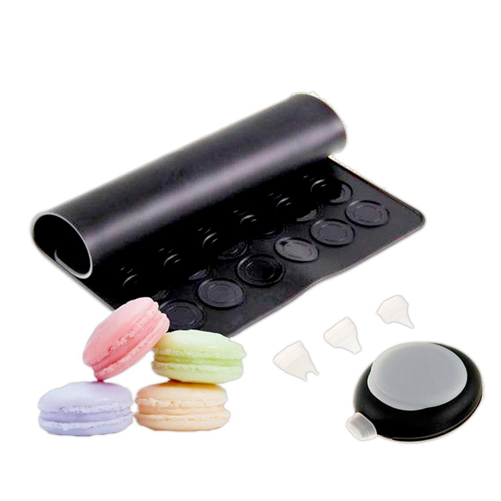 Kit Tapete Molde De Silicone Macaron 48 Cav Com Dosador