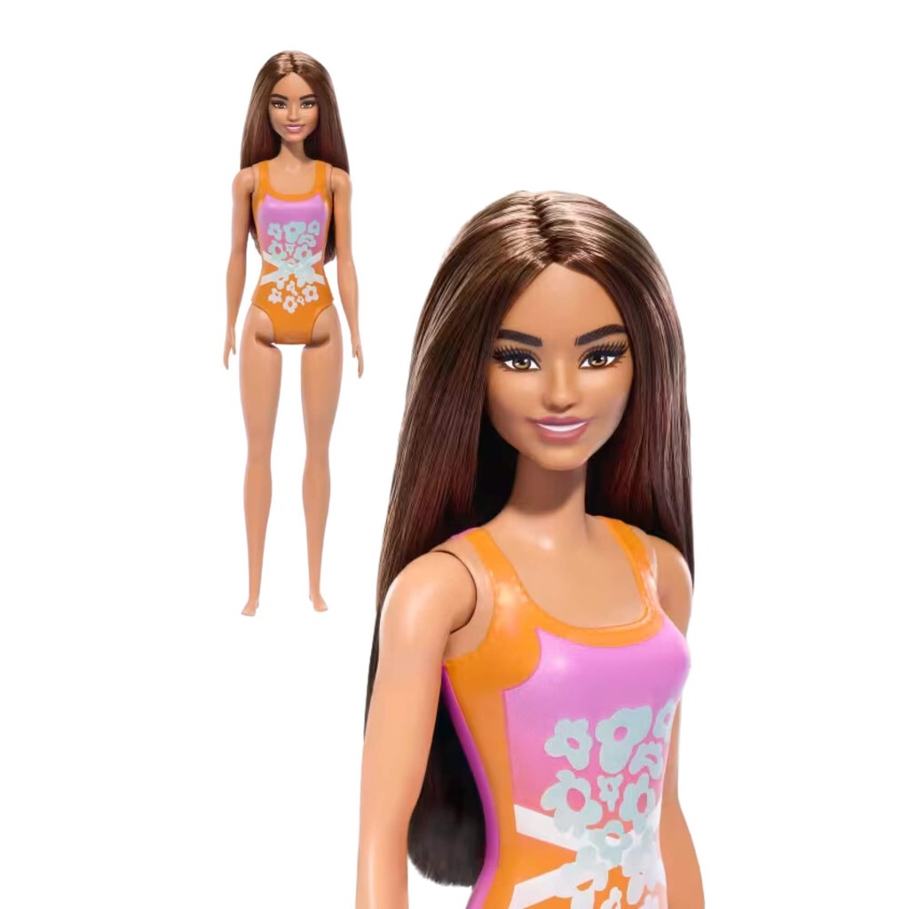 Detalhes do Barbie Fashion & Beauty Boneca Praia com Maiô 1 Unidade Sortida DWJ99 Mattel - 103801