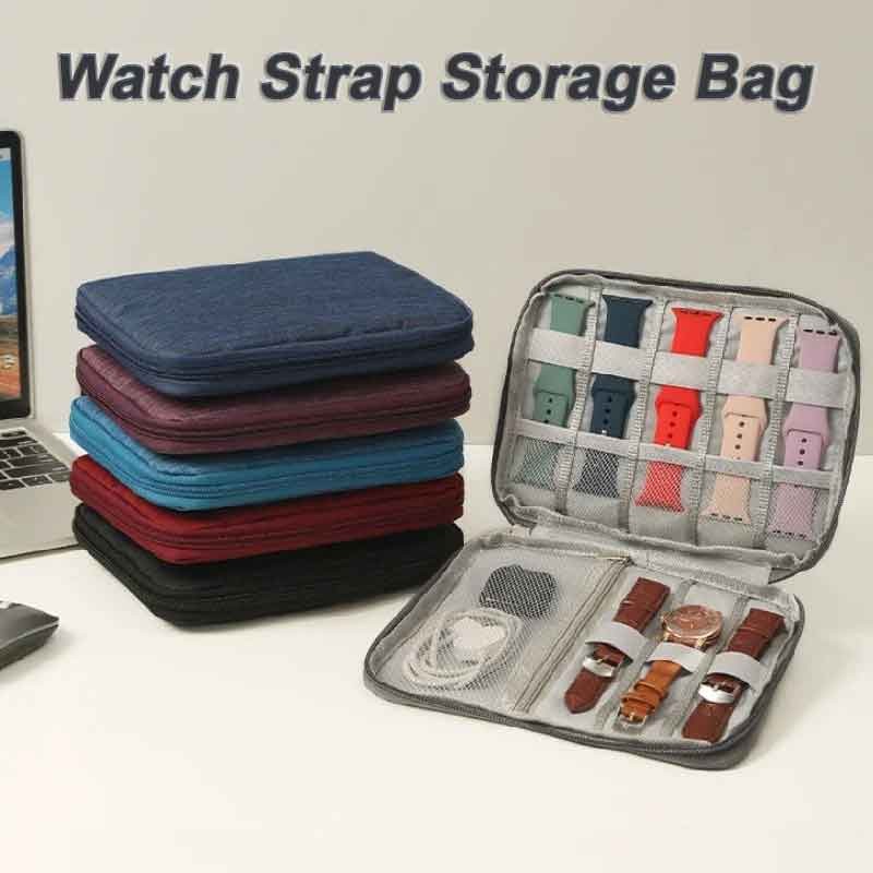 Bolsa De Pulseira Para Apple Watch , Caixa Viagem , Smartwatch Relógio Inteligente , Armazenamento , Organizador De Reló