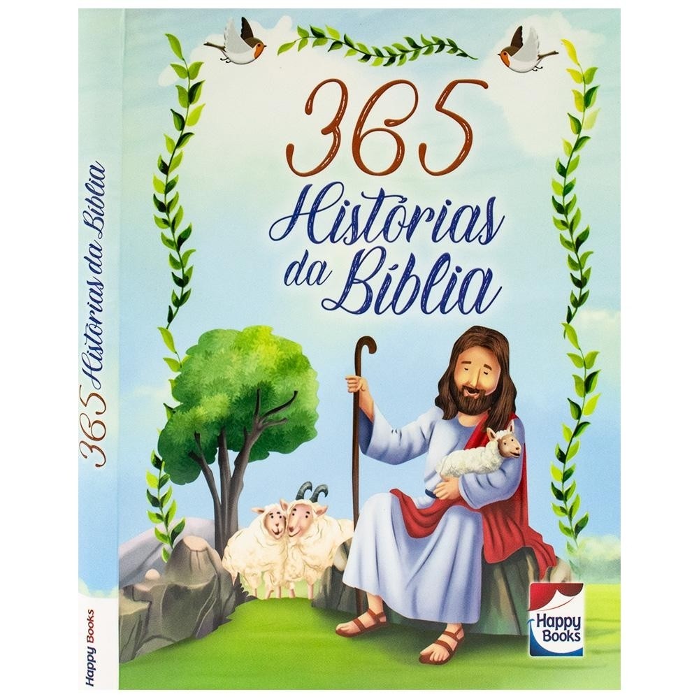 365 Histórias da Bíblia - Happy Books em Oferta na Shopee