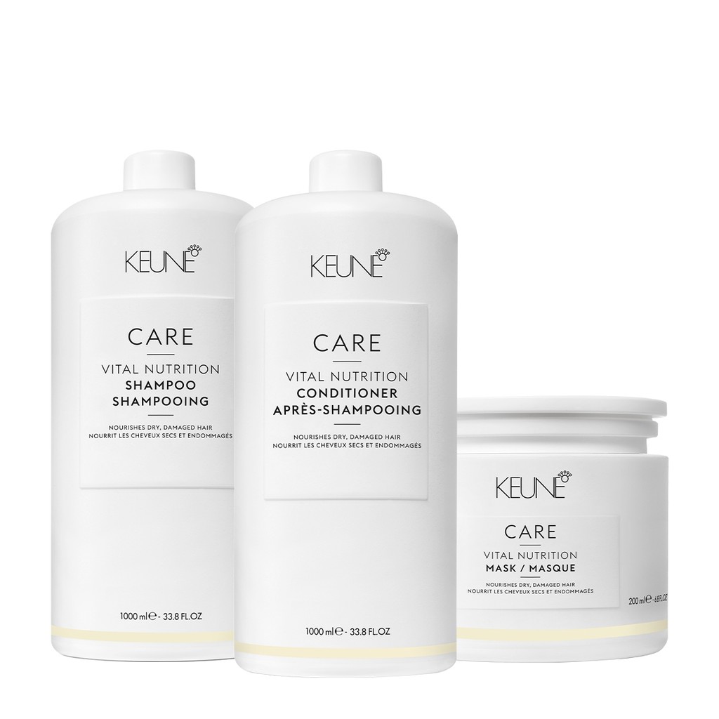 Kit Keune Care Vital Nutrition Salon Máscara 200 (3 produtos) em Oferta na Shopee