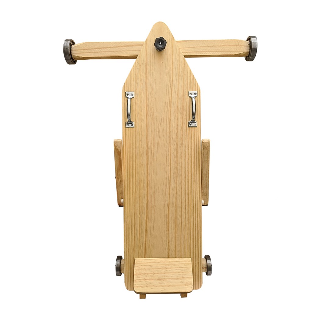 Carrinho de Rolimã 4 Rodas Brinquedo Madeira Crua em Oferta na Shopee