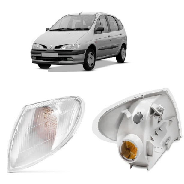 Lanterna Seta Dianteira Scenic 1998 98 2000 2001 Serve Seta Dianteira Megane 1996 97 98 99 2000 Cristal