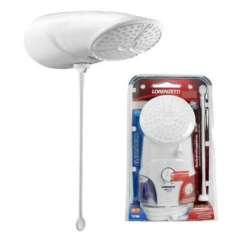 Ducha Top Jet Eletrônica De Parede Chuveiro Lorenzetti 220v 7500w
