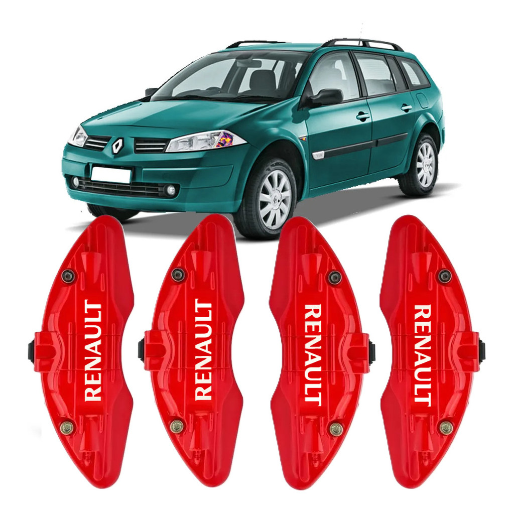 Capa Pinça De Freio 4pç C/ Travas Renault Megane 2006 A 2013