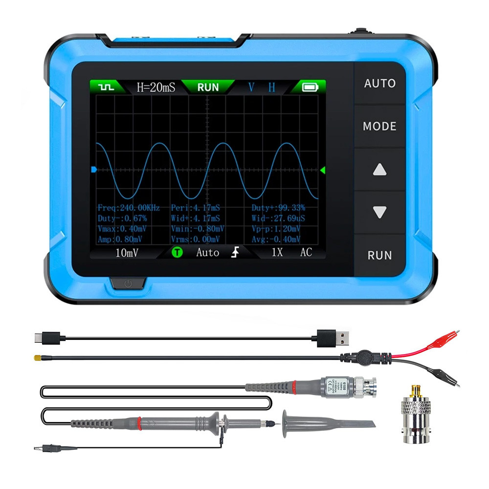 Osciloscópio Pórtatil Tablet FNIRSI DSO-510 10 MHZ em Oferta na Shopee