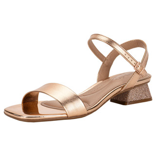 Sandália Feminina Salto Grosso Beira Rio 8540101 em Oferta na Shopee