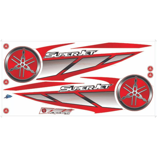 Adesivo Faixa Jet Ski Yamaha Personalizado Super Jet Preto