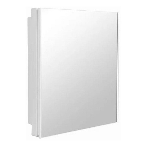 Armário Plástico Versátil Espelho Embutir Sobrepor 35x30cm Cor Branco A41 - Astra Original - Home & Living