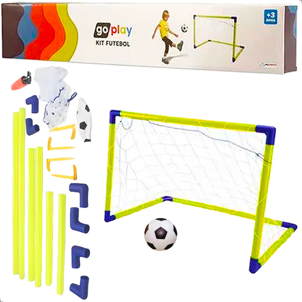 Go Play Kit Futebol Com Bola Trave de Gol e Bomba - BR952