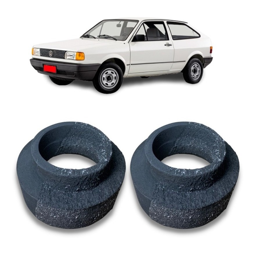 Kit Calço De Mola Traseiro Vw Gol Quadrado 1985 A 1996