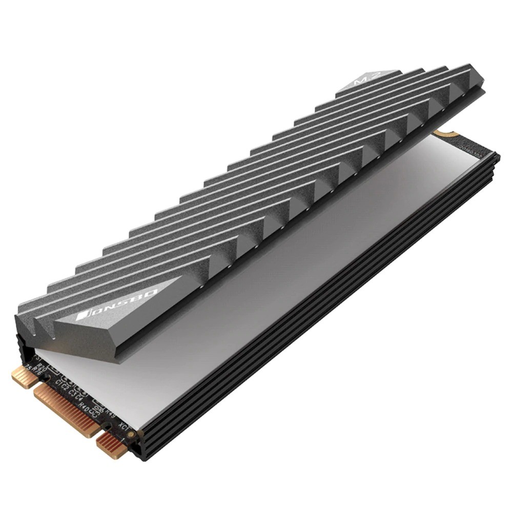 Dissipador Calor Alumínio C/ Thermal Pad SSD M2 2280 Jonsbo Playstation 5 PS5 PC Gamer Desktop
