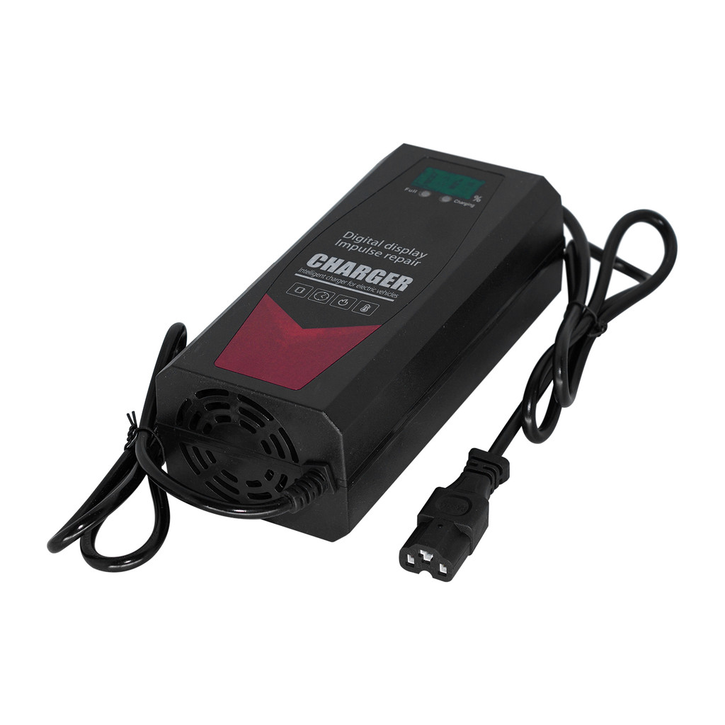 Carregador De Bateria litio 67.2V 3A peças Scooter Elétrica Citycoco JN-60 Plug IEC - Digital