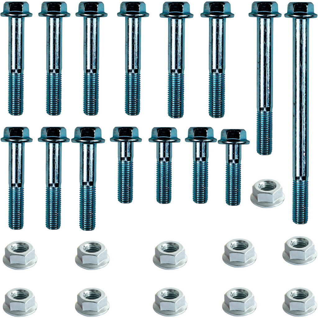 Kit parafusos suporte motor XR250 Tornado 2001 a 2008 Fixação motor Chassi