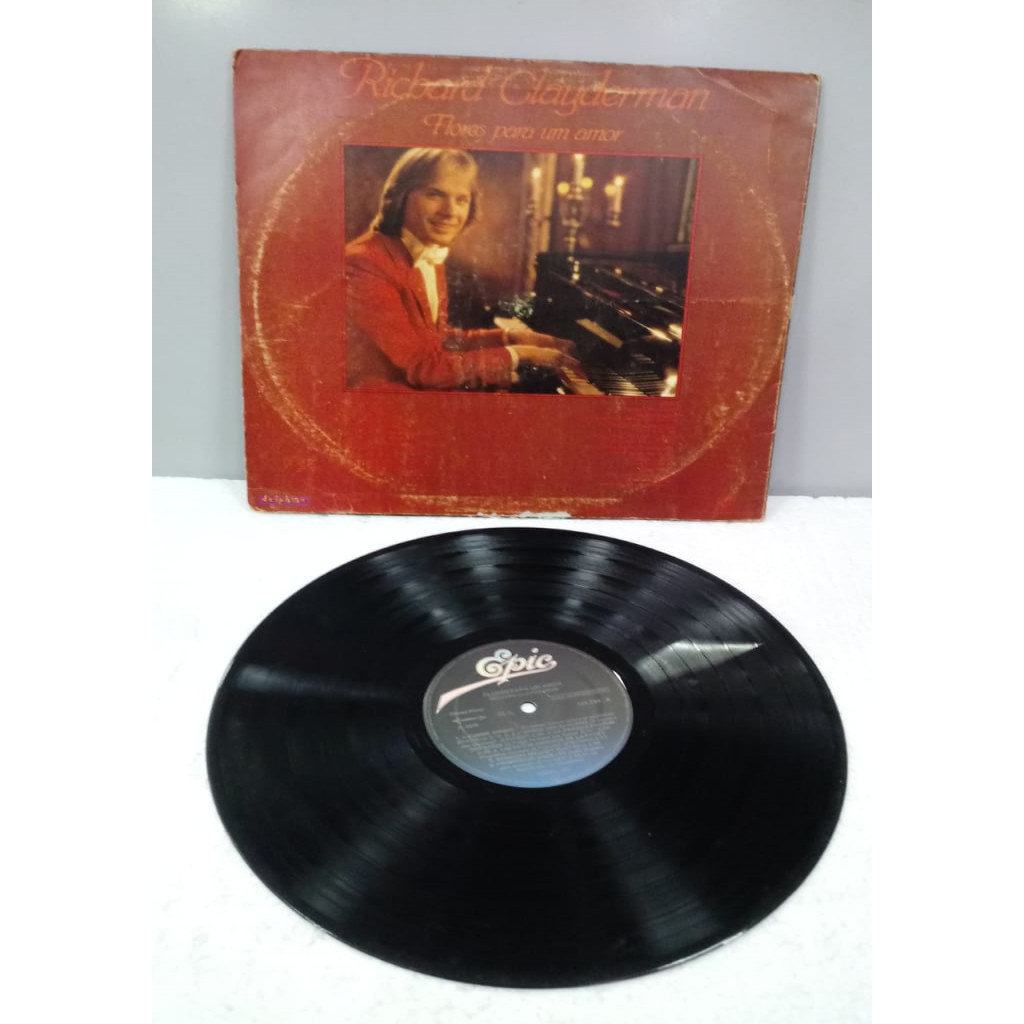LP Vinil: Richard Clayderman, Flores para um amor de Richard Clayderman