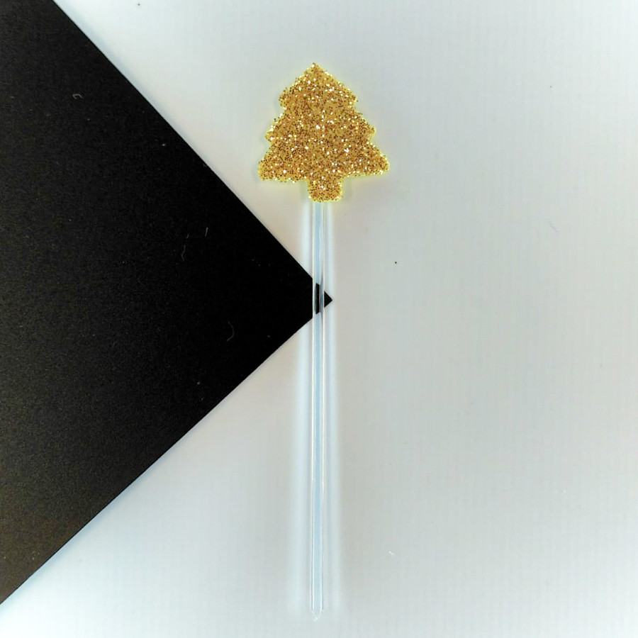 Pick Decorativo - Árvore Dourada - 10 unidades - Nelyzoca - Rizzo em Oferta na Shopee