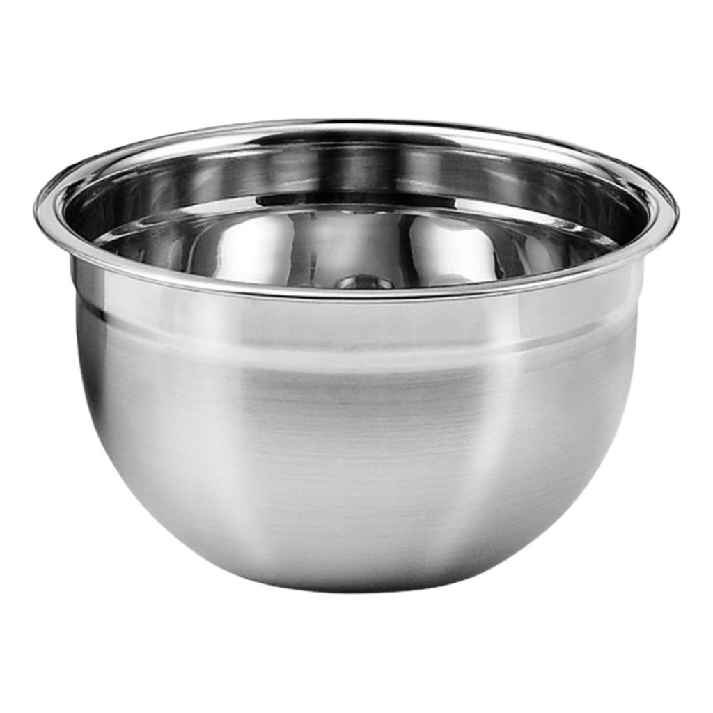 Tigela Mixing Bowl Inox (28 Cm) Aladeira Redonda Culinária