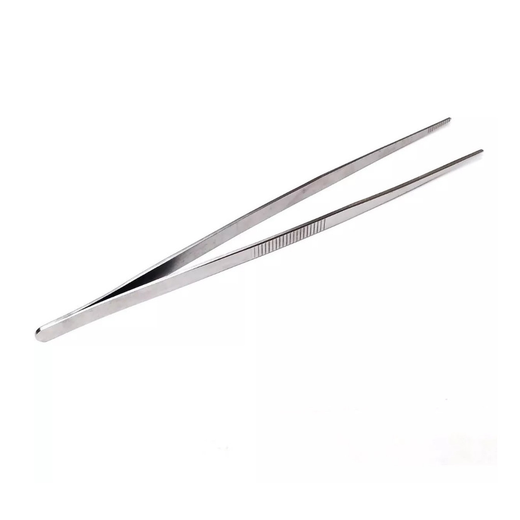 Pinça Extra 25cm Aço Alimentação Pegador Churrasco Ourives